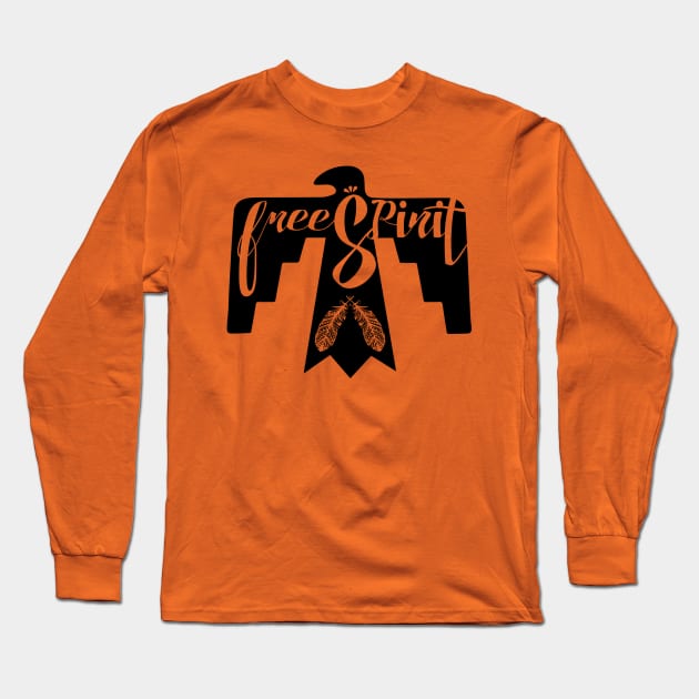 Free Spirit Long Sleeve T-Shirt by thefunkysoul